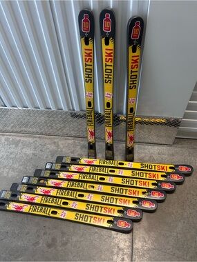 ShotSki Yellow Party Shot Rail - Pack of 10